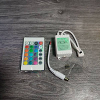RGB Контроллер  инфракрасный 12A пульт 24 кнопки AVT 